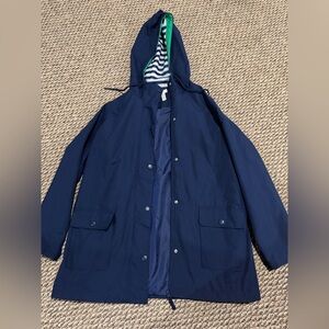 St. John's Bay Navy Raincoat with Hood